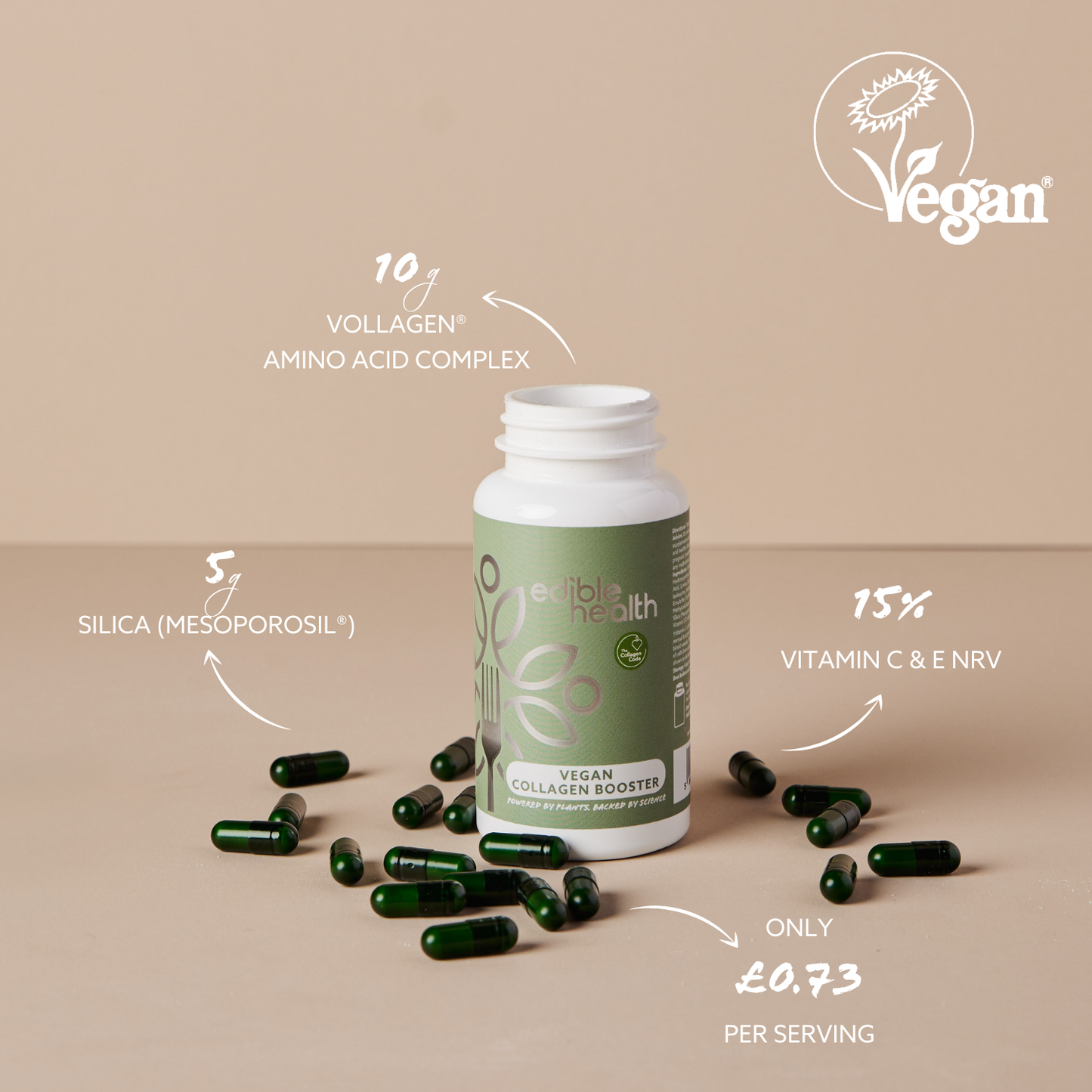Vegan Collagen Boosting Capsules