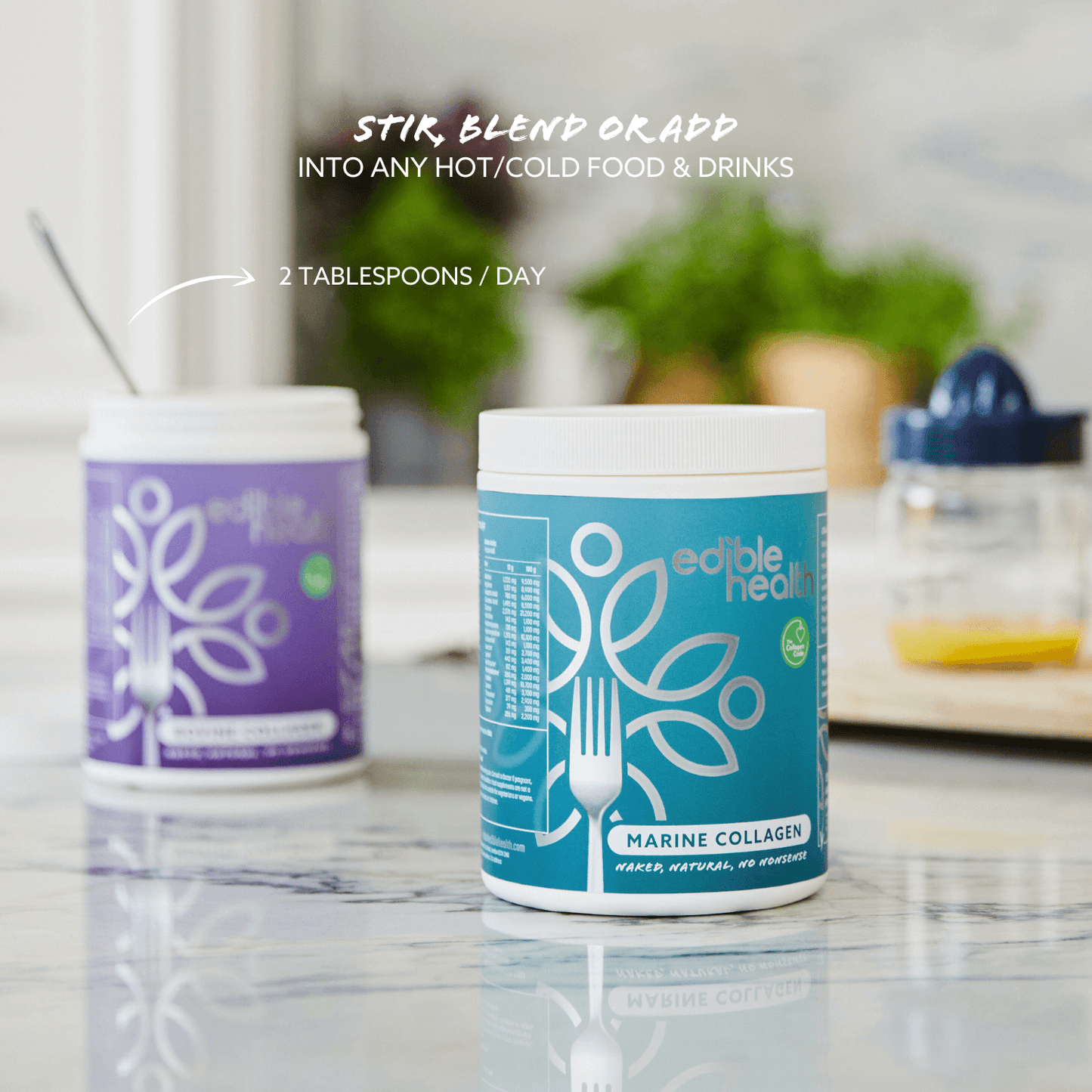 Mixed Powder Bundle (Bovine Collagen Tub + Marine Collagen Tub)