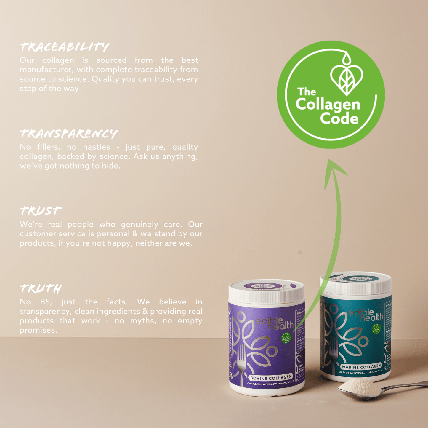Mixed Powder Bundle (Bovine Collagen Tub + Marine Collagen Tub)
