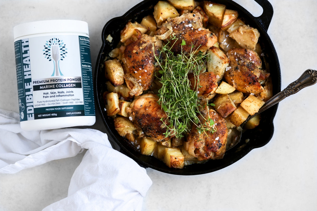 Honey Mustard Chicken Collagen Skillet Recipe