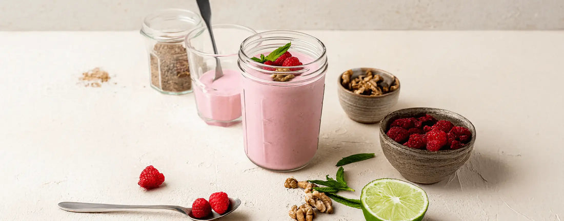 Raspberry Collagen Smoothie For Clear Skin