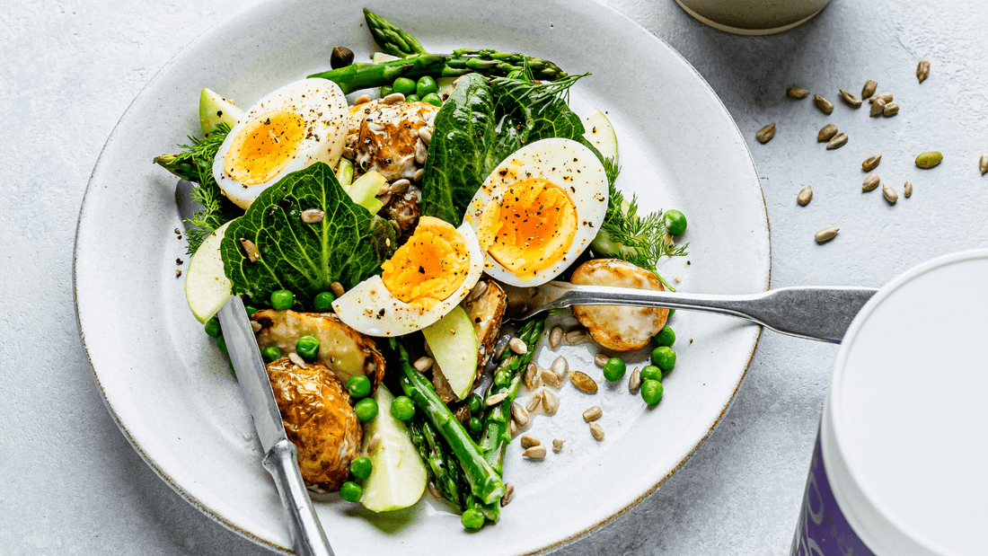 Spring Potato Salad with Garden Greens and Collagen