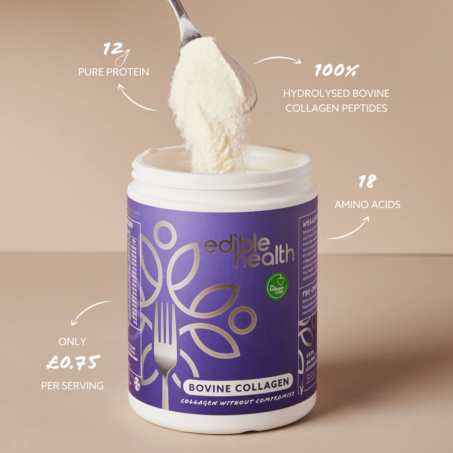 Hydrolysed Bovine Collagen Powder