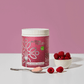 Edible health anti ageing collagen raspberry flavour
