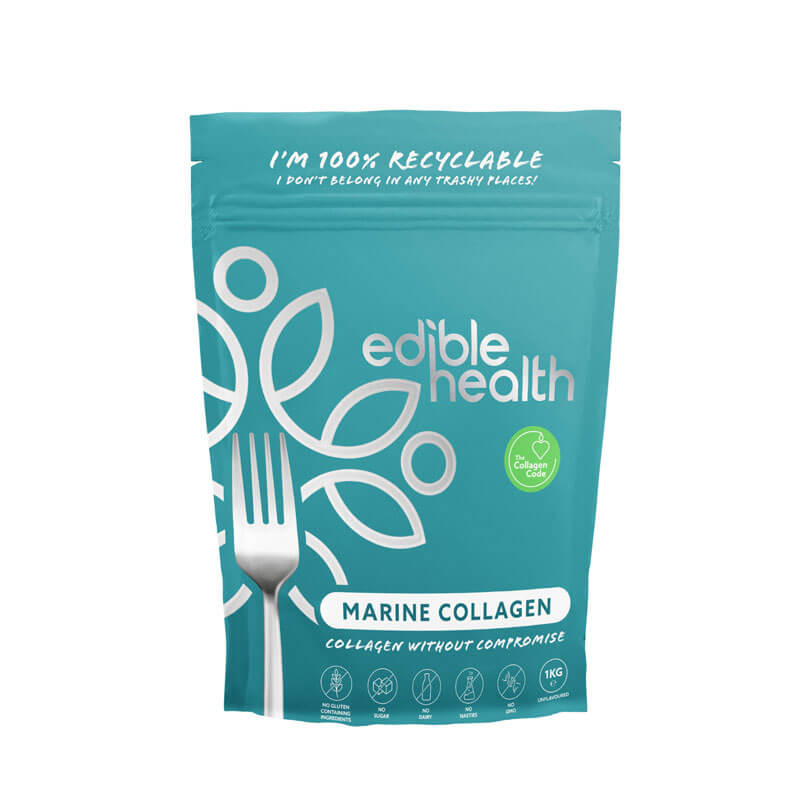 Edible health marine collagen pouch