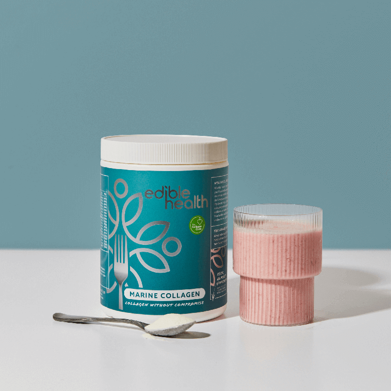 Edible health marine collagen smoothie